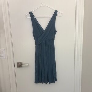LOFT Teal Midi Dress
